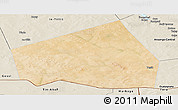 Satellite Panoramic Map of Tessit, shaded relief outside