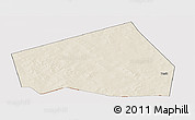 Shaded Relief Panoramic Map of Tessit, cropped outside