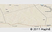 Shaded Relief Panoramic Map of Tessit