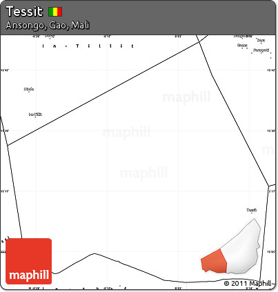 Blank Simple Map of Tessit