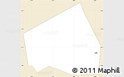 Classic Style Simple Map of Tessit, single color outside