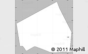 Gray Simple Map of Tessit, single color outside