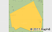 Savanna Style Simple Map of Tessit