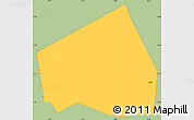 Savanna Style Simple Map of Tessit, single color outside