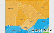 Political Shades 3D Map of Bourem