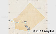 Satellite Map of Bourem-Central, lighten