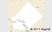 Classic Style Simple Map of Bourem-Central