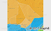 Political Shades Map of Bourem