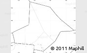 Blank Simple Map of Bourem, no labels