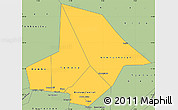 Savanna Style Simple Map of Bourem