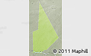 Physical 3D Map of Temera, semi-desaturated