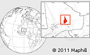 Blank Location Map of Temera