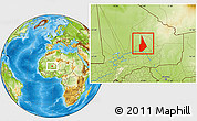 Physical Location Map of Temera