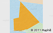 Political Panoramic Map of Temera, lighten