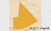 Political Panoramic Map of Temera, satellite outside
