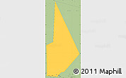 Savanna Style Simple Map of Temera
