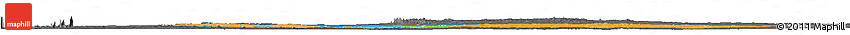 Political Horizon Map of Gao, darken, desaturated