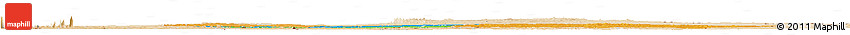 Political Horizon Map of Gao, satellite outside