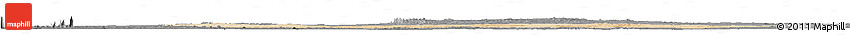 Satellite Horizon Map of Gao, darken, desaturated