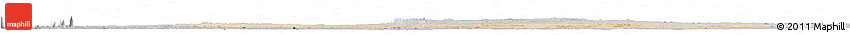 Satellite Horizon Map of Gao, desaturated