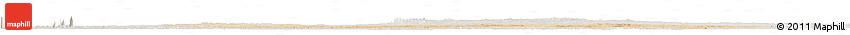 Satellite Horizon Map of Gao, lighten, semi-desaturated