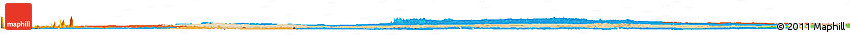 Satellite Horizon Map of Gao, political shades outside