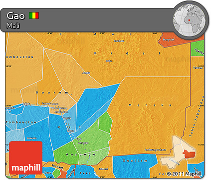 Political Map of Gao