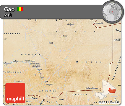 Satellite Map of Gao