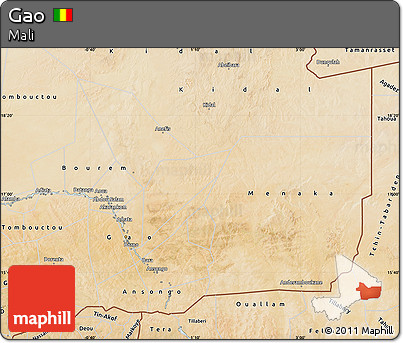 Satellite Map of Gao