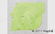 Physical 3D Map of n.a., lighten, desaturated