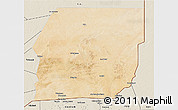 Satellite 3D Map of n.a., shaded relief outside