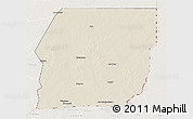 Shaded Relief 3D Map of n.a., lighten
