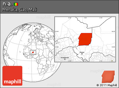 Blank Location Map of N.a.