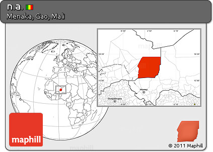 Blank Location Map of N.a.