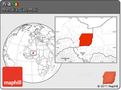 Blank Location Map of N.a.