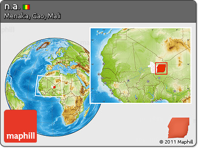 Physical Location Map of N.a., highlighted parent region, highlighted grandparent region, within the entire country