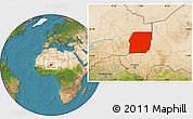 Satellite Location Map of n.a., highlighted parent region
