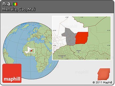 Savanna Style Location Map of N.a., highlighted country, highlighted grandparent region