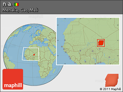 Savanna Style Location Map of N.a., highlighted parent region, within the entire country