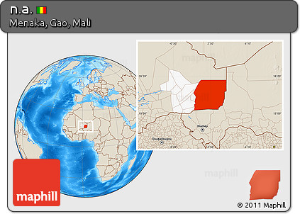 Shaded Relief Location Map of N.a., highlighted parent region, highlighted grandparent region