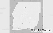 Gray Map of n.a., single color outside