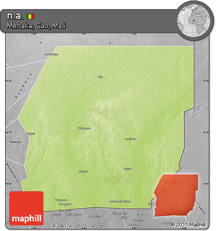 Physical Map of N.a., desaturated