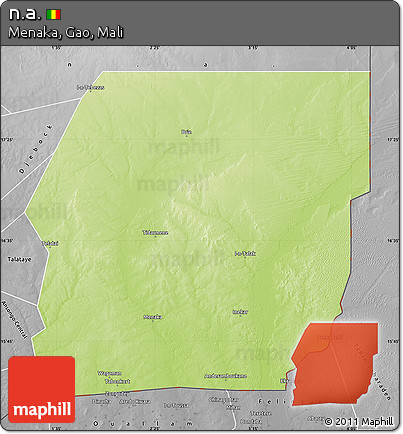 Physical Map of N.a., desaturated