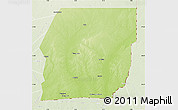 Physical Map of n.a., lighten