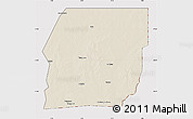 Shaded Relief Map of n.a., cropped outside