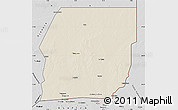 Shaded Relief Map of n.a., desaturated