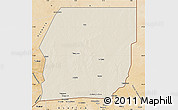 Shaded Relief Map of n.a., satellite outside