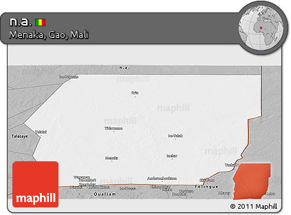 Gray Panoramic Map of N.a.