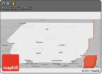 Gray Panoramic Map of N.a.