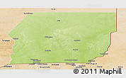 Physical Panoramic Map of n.a., satellite outside